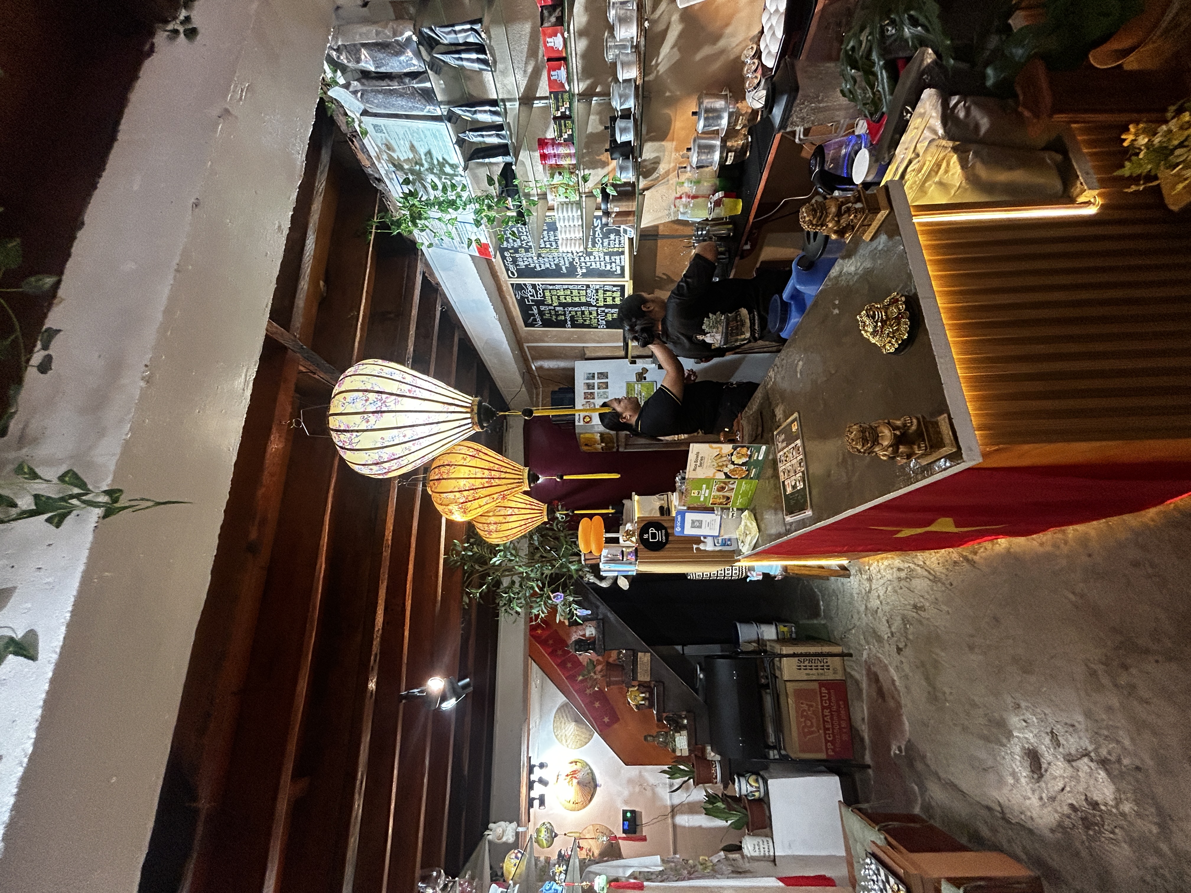 café interior